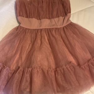 Mauve Pink Tulle Dress